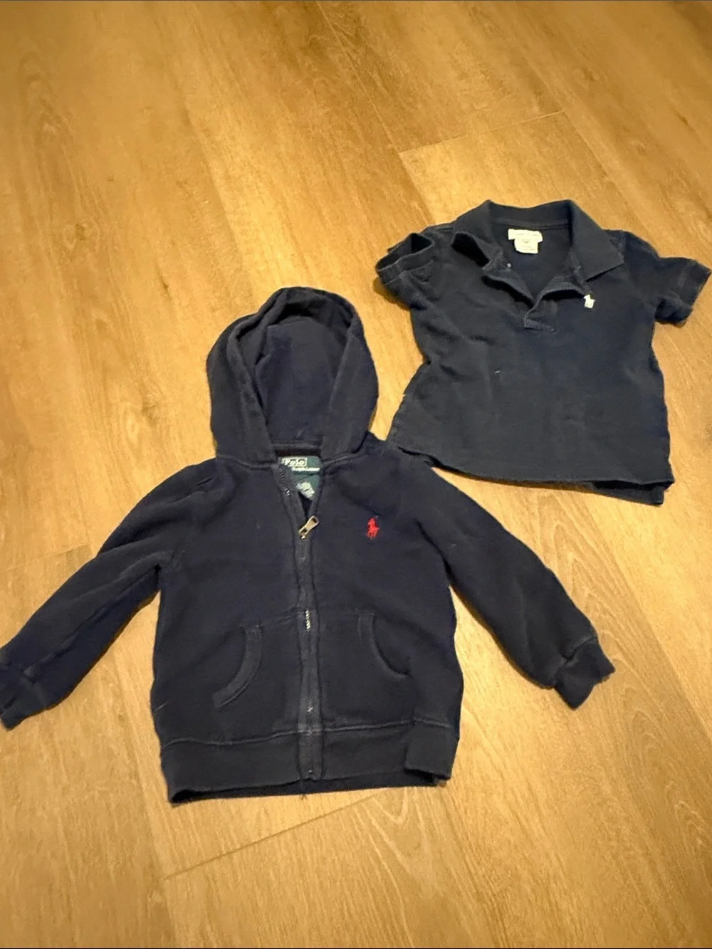 Ralph Lauren Kids Hoodie and Polo Shirt Set